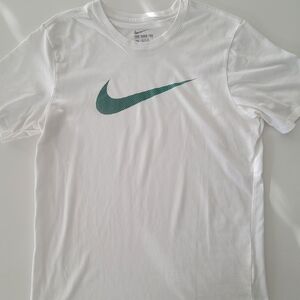 Nike White Dri-FIT Athletic Tee